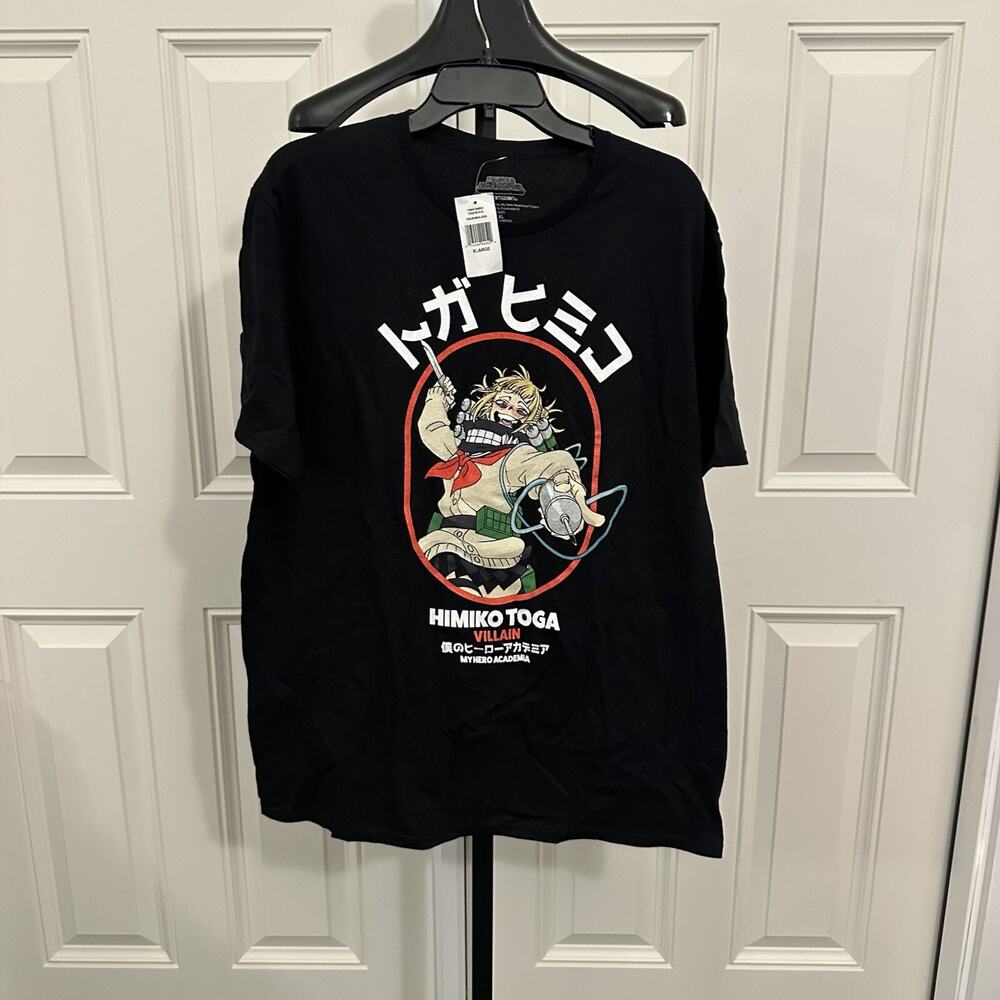 My Hero Academia Himiko Toga Villain Black T-shirt Size XL Funimation